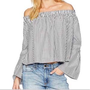 Bebe off the shoulder top